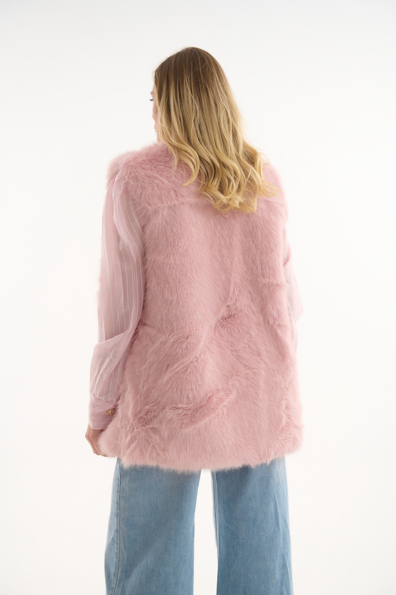 Γιλέκο Γούνινο Με Φόδρα & Κόπιτσες φωτογραφία