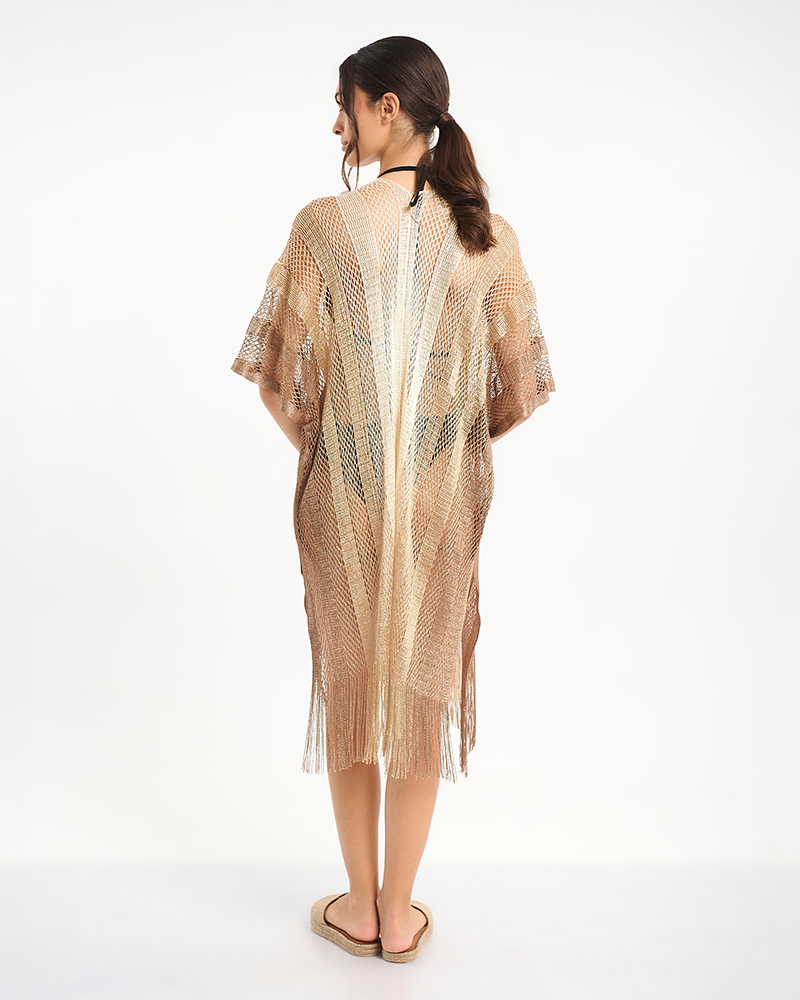 Κιμονό BLE Με Κρόσια Και Διχρωμία φωτογραφία