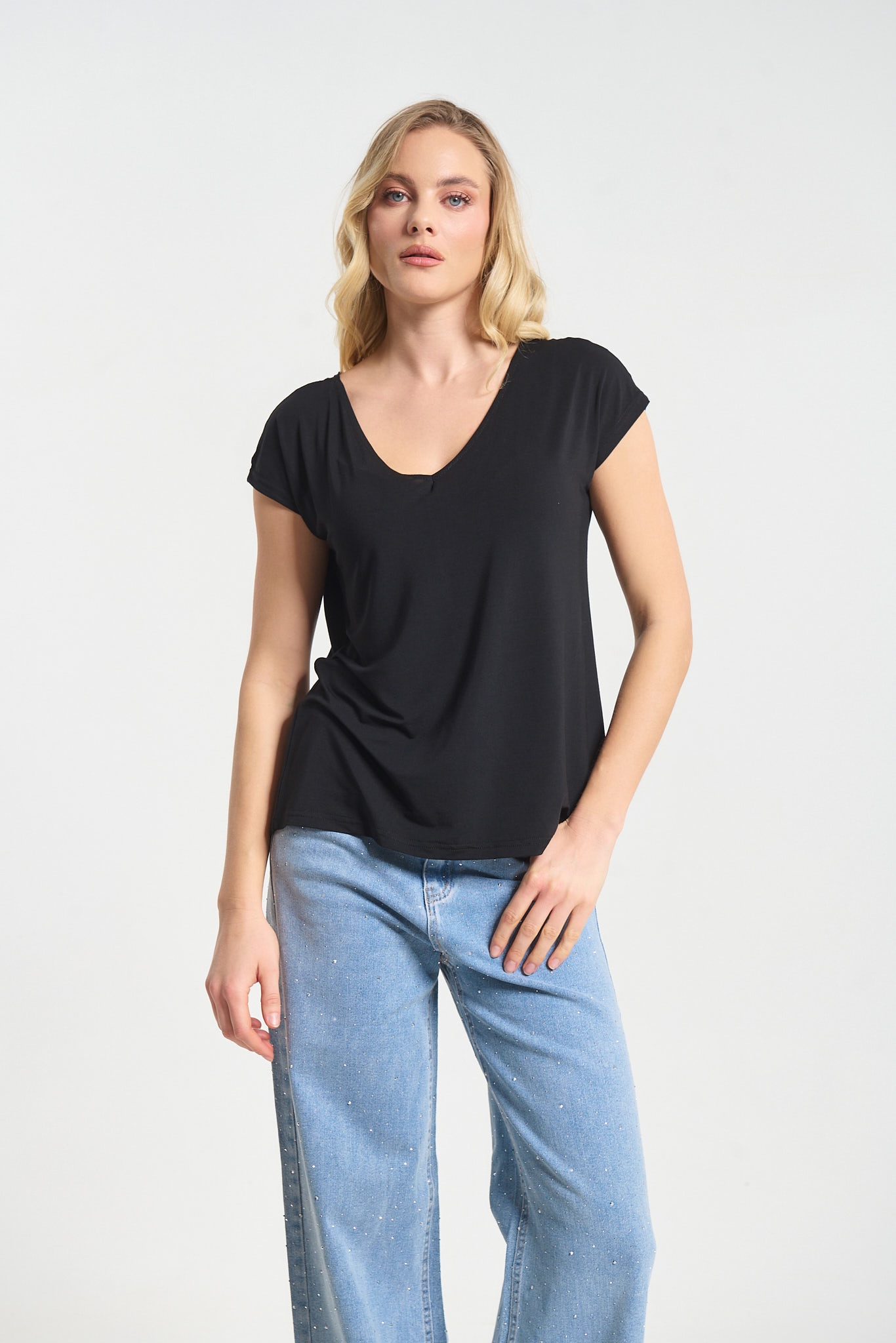 Μπλούζα Με V Λαιμόκοψη & Διακοσμητική Πλάτη Kellys φωτογραφία