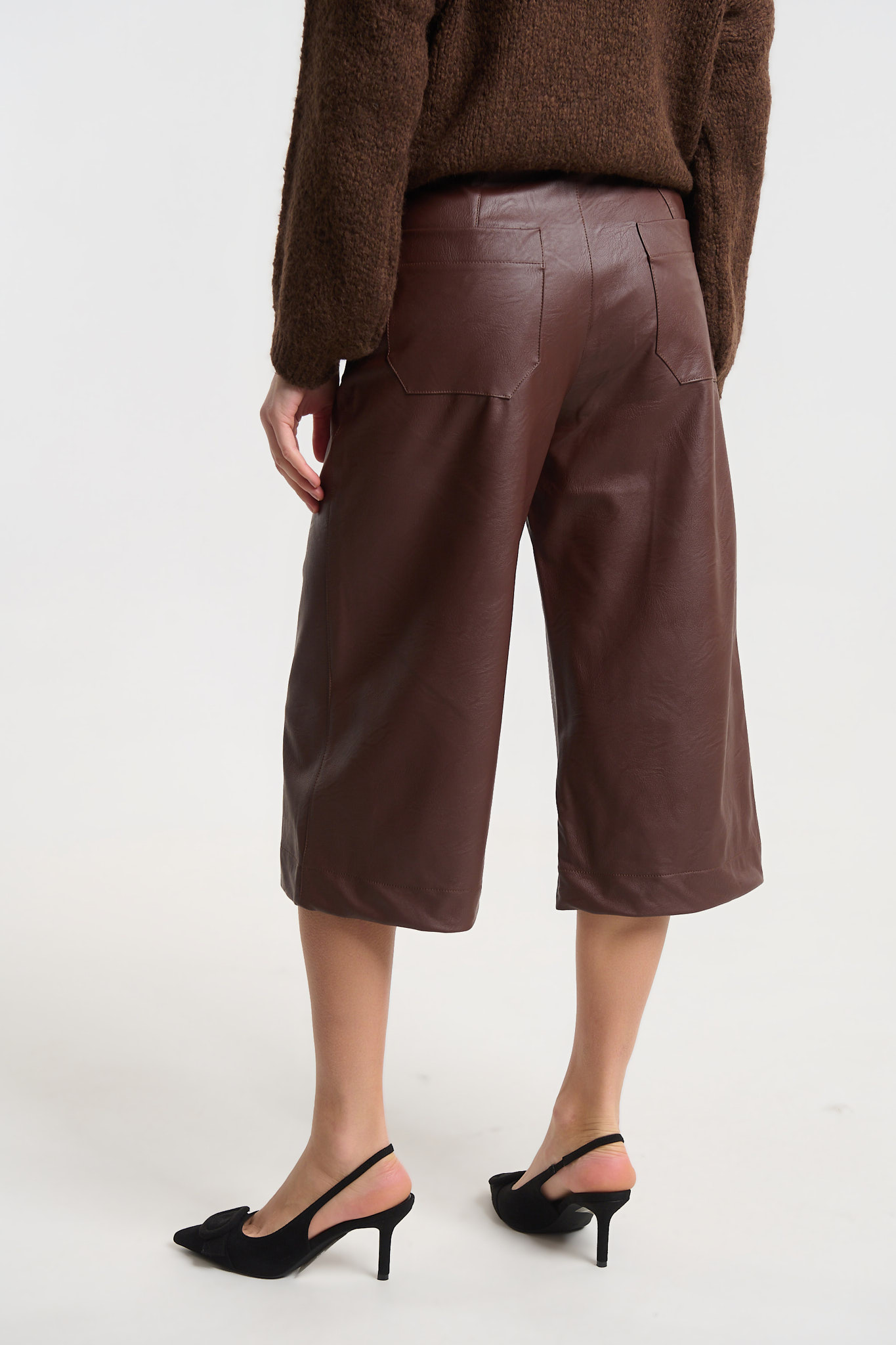 Παντελόνι Δερματίνη Ψηλόμεσο Με Κουμπί Kellys φωτογραφία