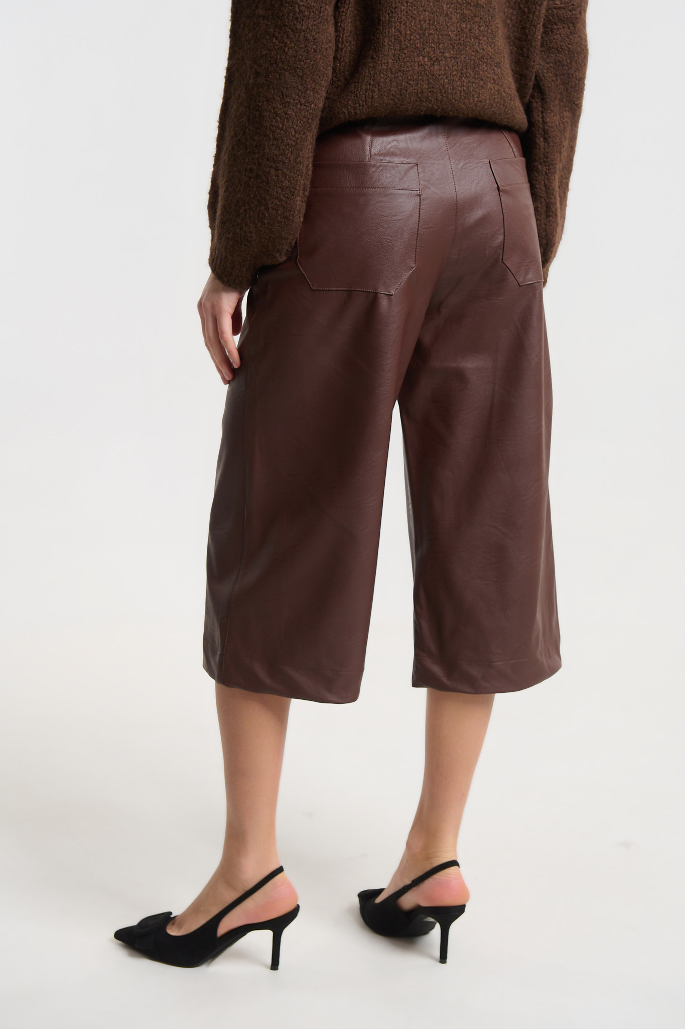 Παντελόνι Δερματίνη Ψηλόμεσο Με Κουμπί Kellys φωτογραφία