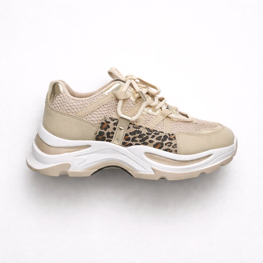 Sneakers Chunky Με Leopard Λεπτομέρειες φωτογραφία