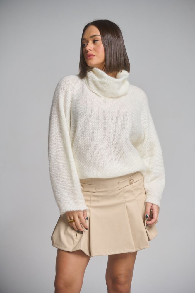 Oversized Πουλόβερ Με Λούρεξ & Ζιβάγκο