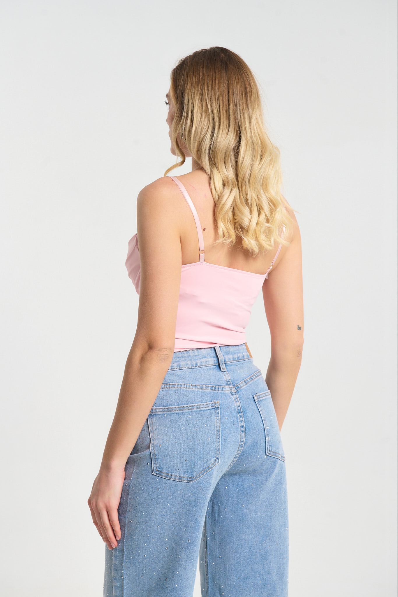 Κορμάκι Ντραπέ Με Cups & Δαντέλα