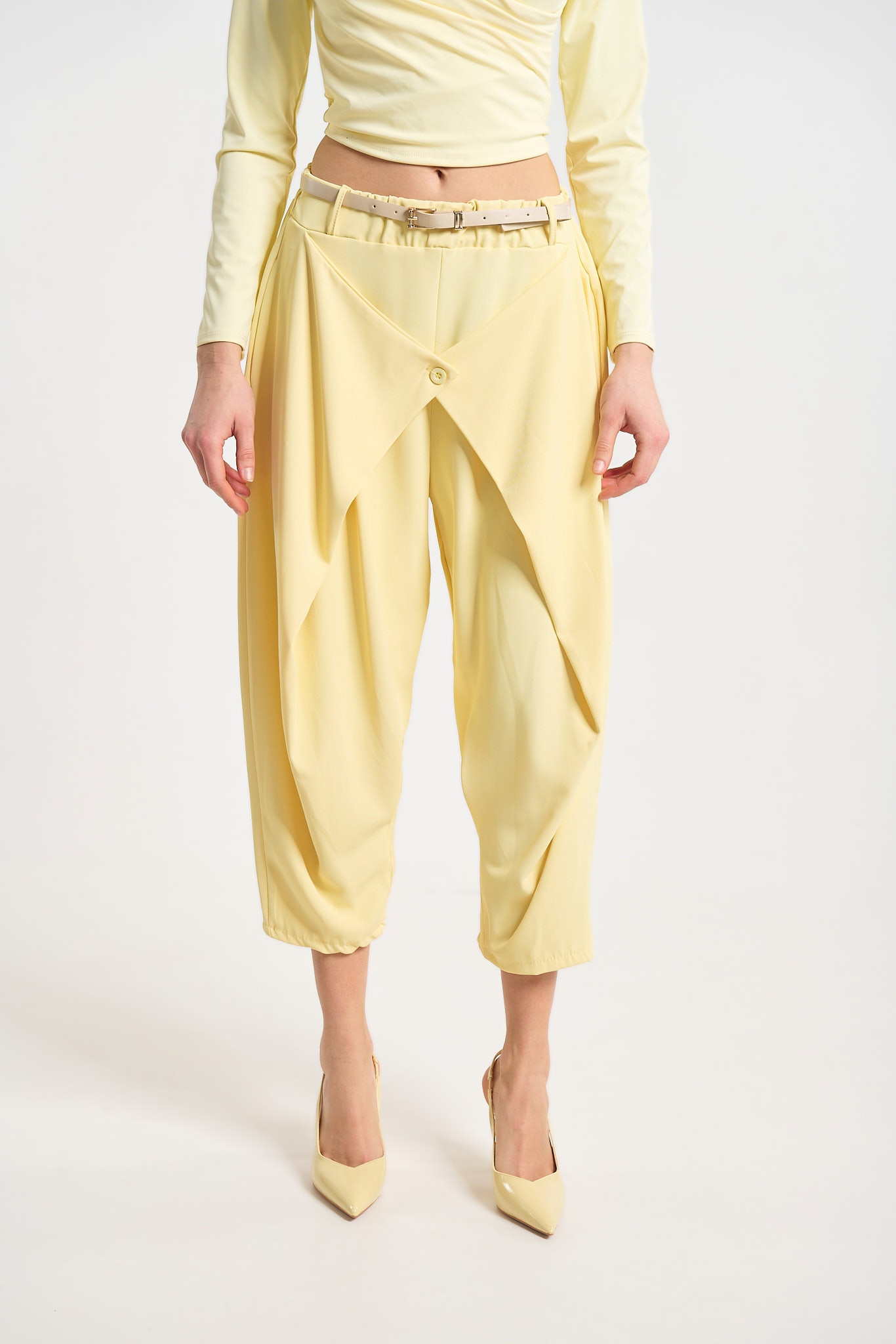 Παντελόνι Σαλβάρι Με Ζώνη