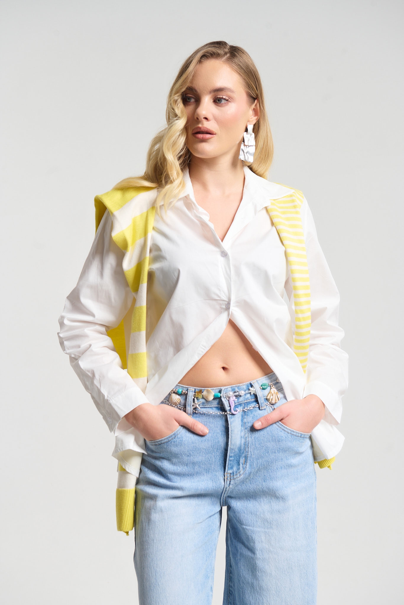 Πουκάμισο Με Layered Πλεκτό Look