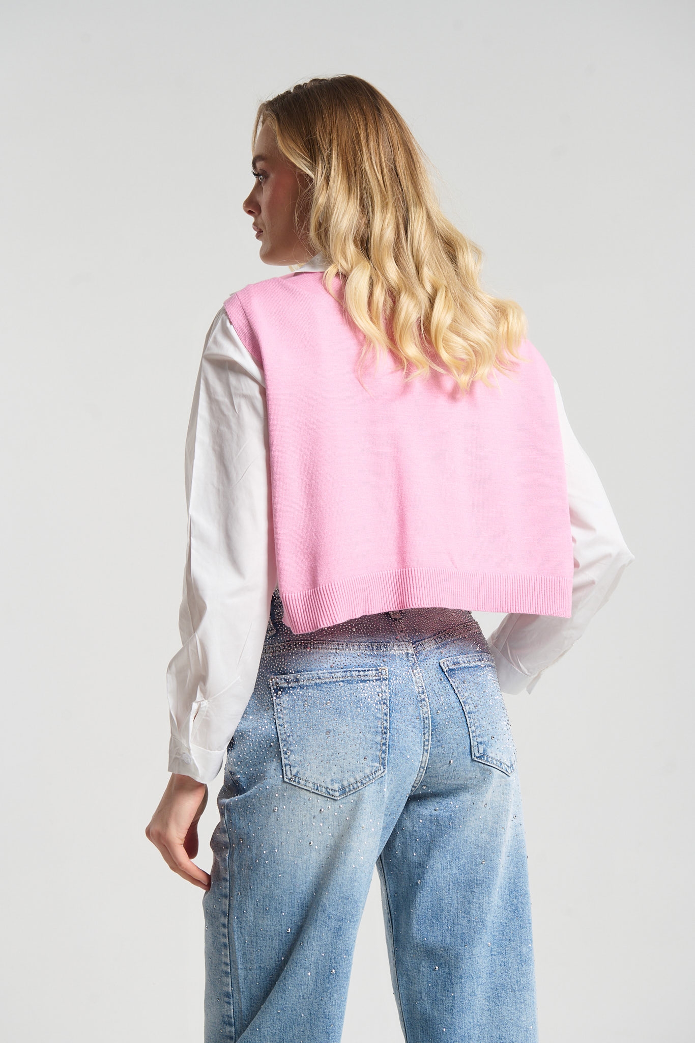 Πουκάμισο Με Layered Πλεκτό Look