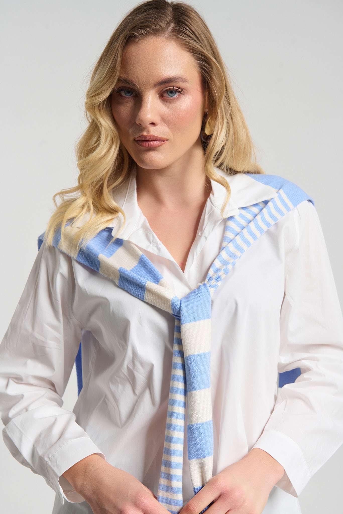 Πουκάμισο Με Layered Πλεκτό Look