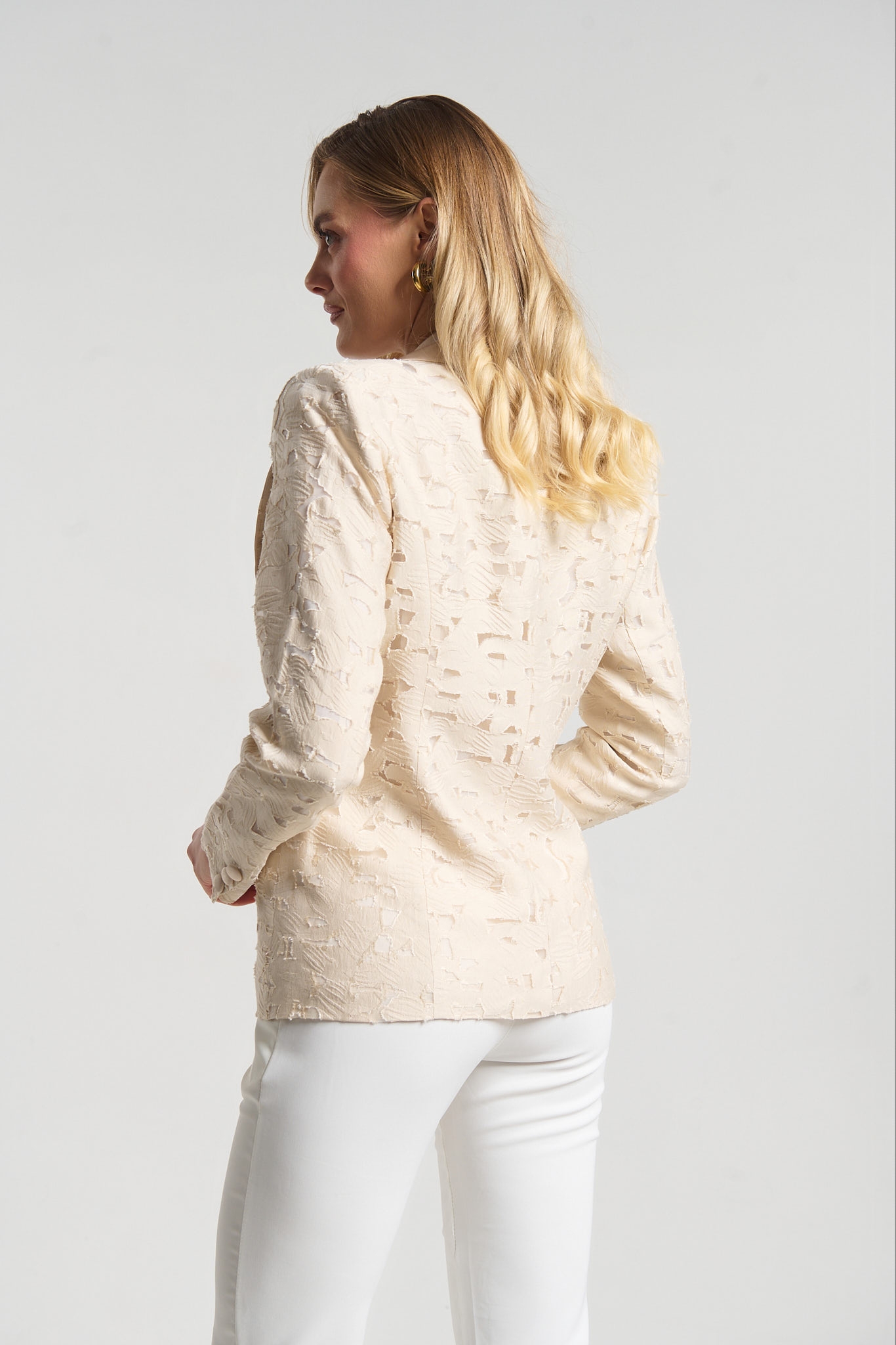 Σακάκι Με Βάτες & Σατέν Πέτο