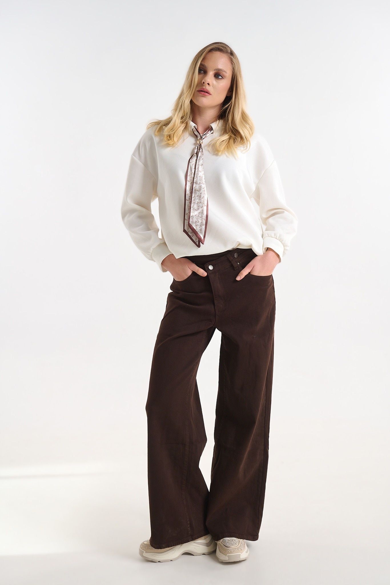 Cotton Stretch Trousers