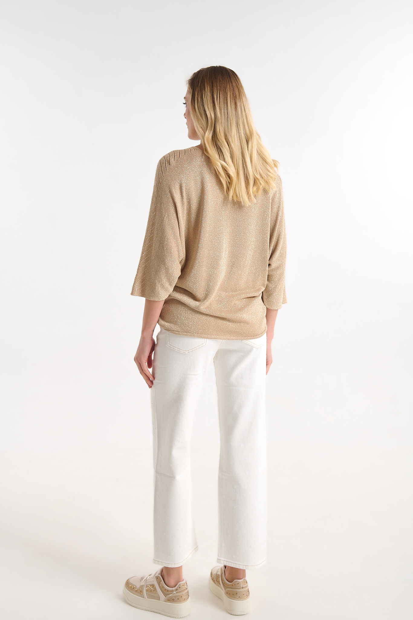 Τζιν Παντελόνι Σε Ίσια Γραμμή Με Στρας