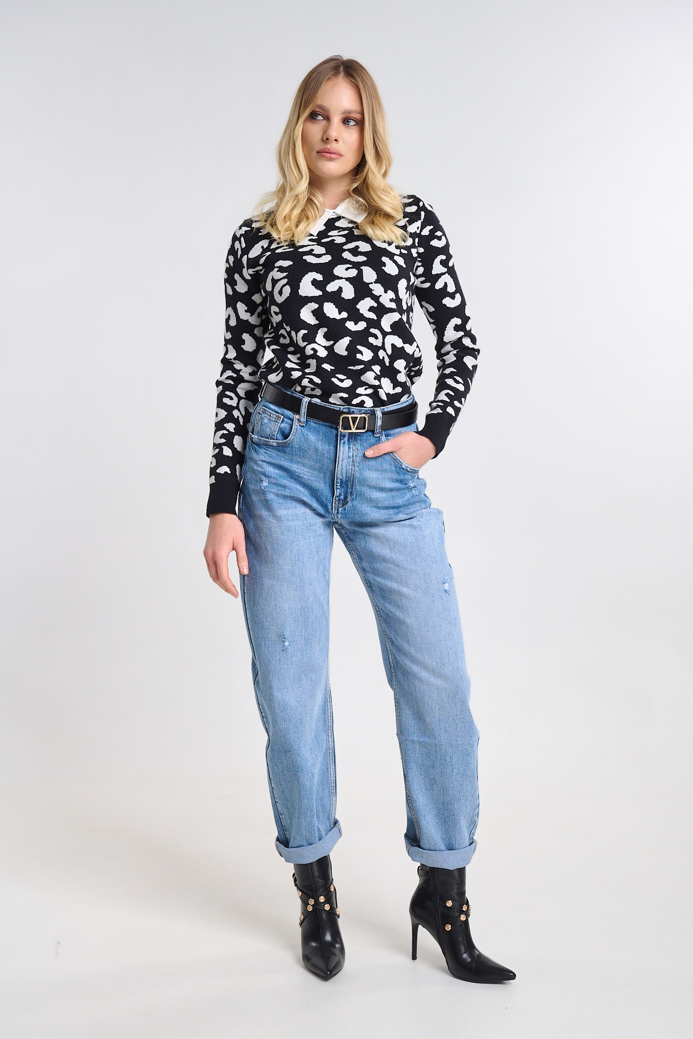 Τζιν Παντελόνι Straight-Leg