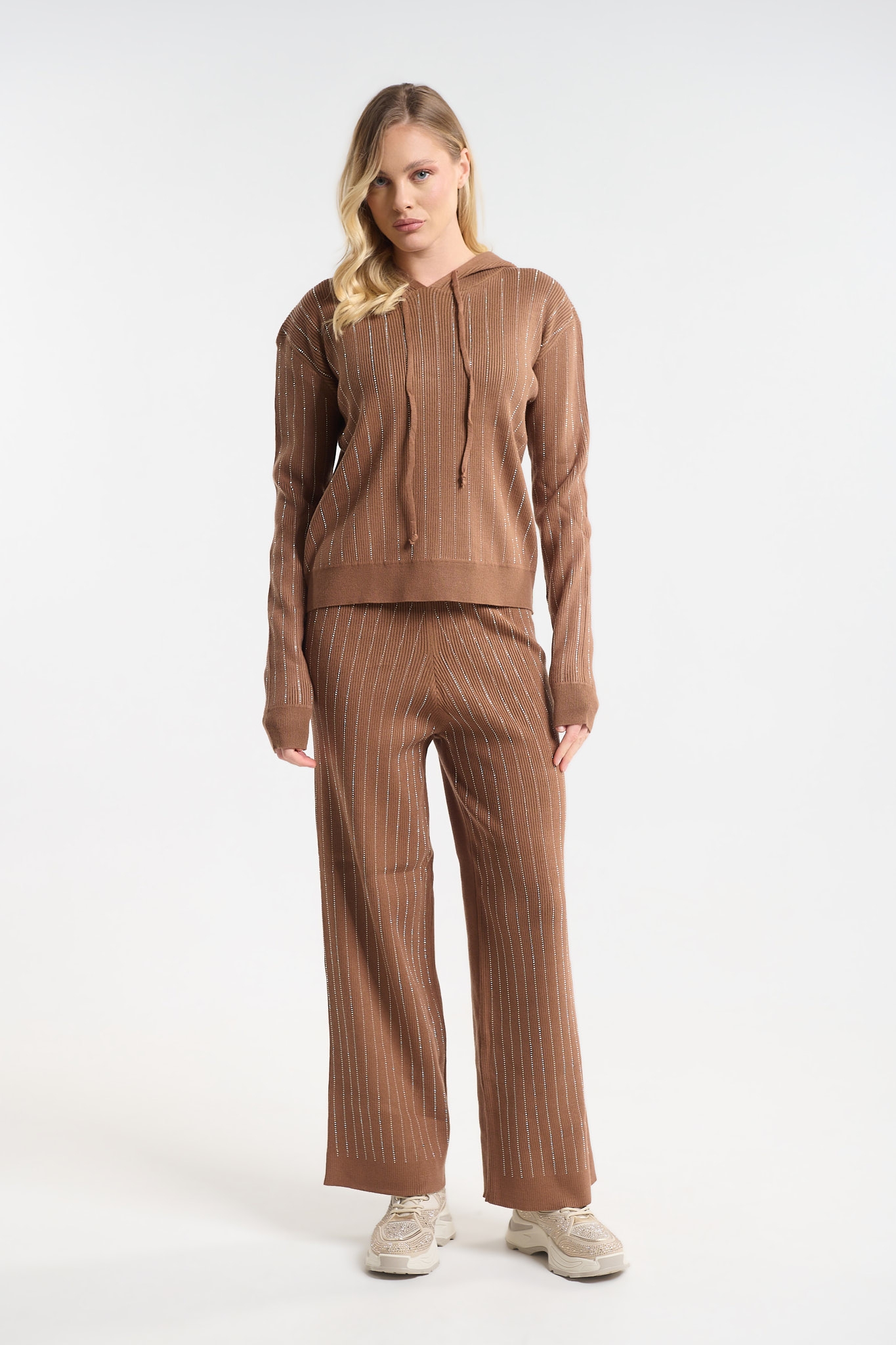 Σετ Πλεκτό Με Στρας