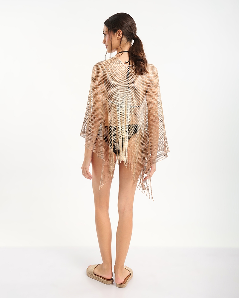 Τοπ BLE Πλεκτό Διάτρητο Με Κρόσια