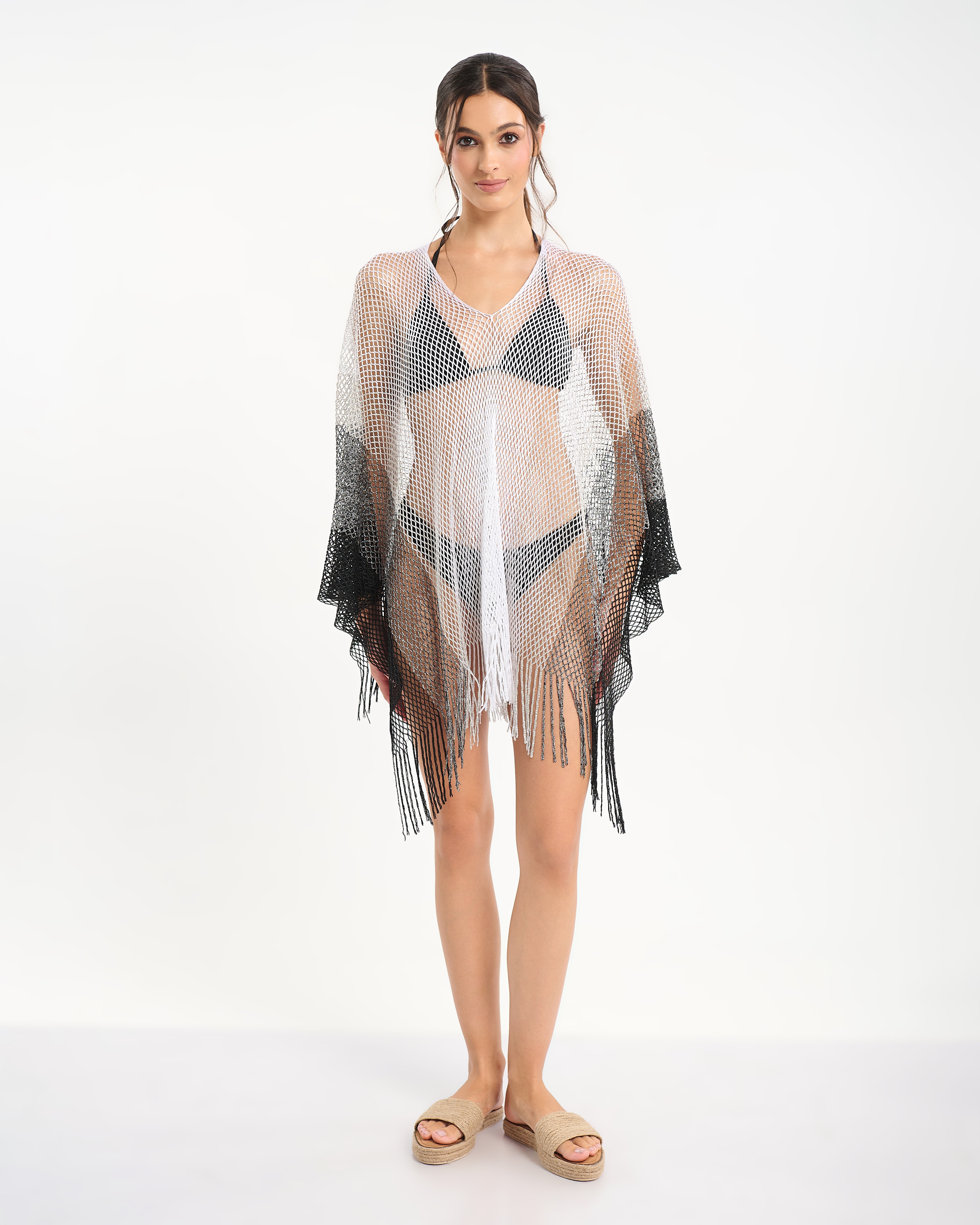 Τοπ BLE Πλεκτό Διάτρητο Με Κρόσια