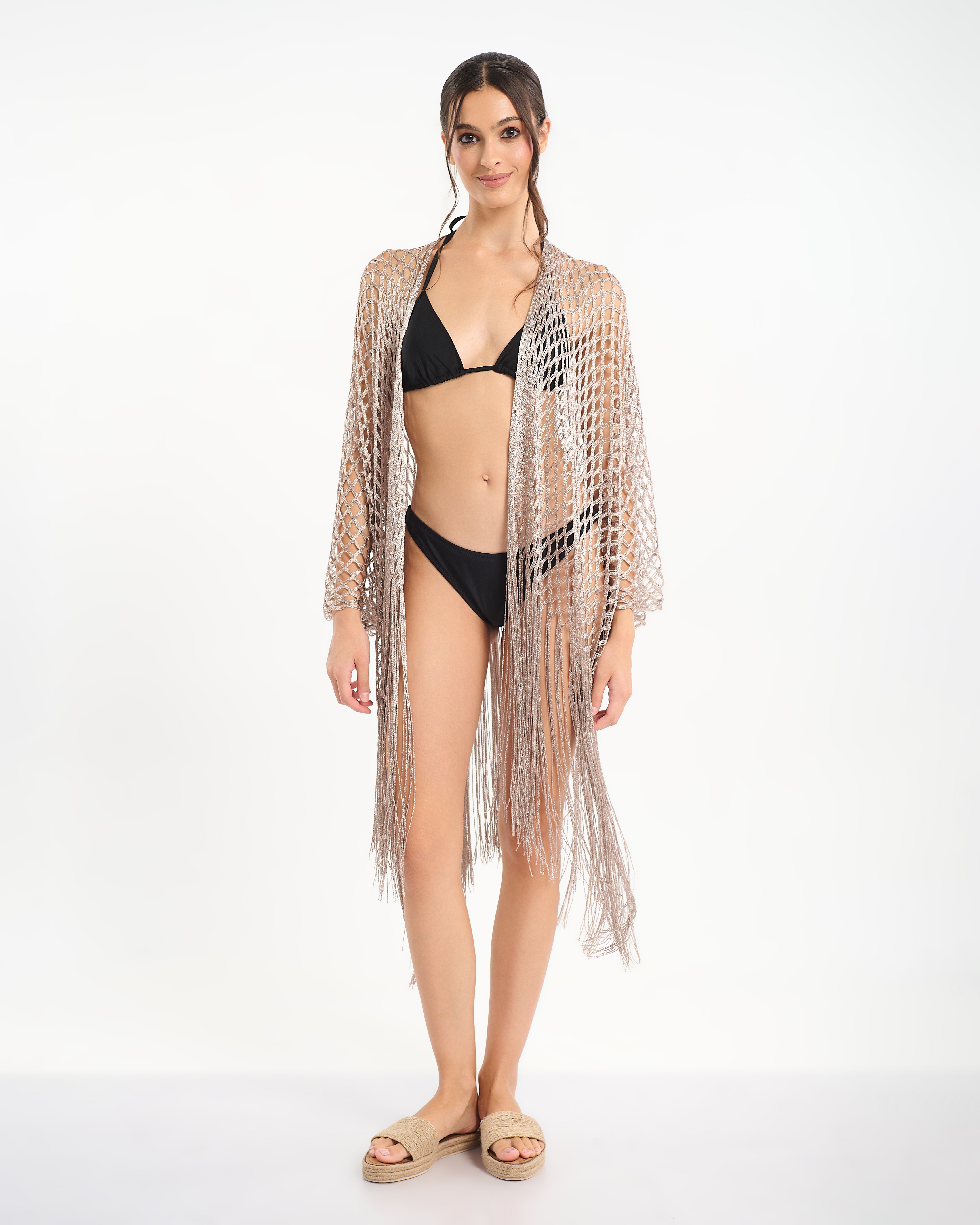 Κιμονό BLE Διάτρητο Με Κρόσια