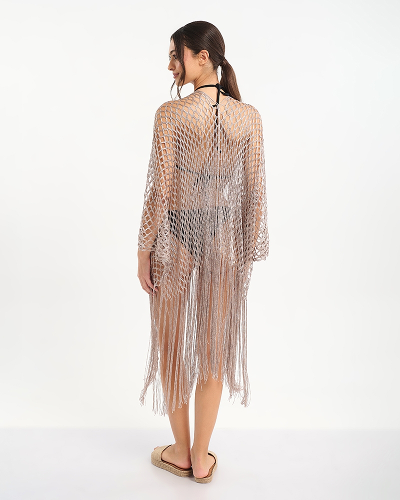 Κιμονό BLE Διάτρητο Με Κρόσια