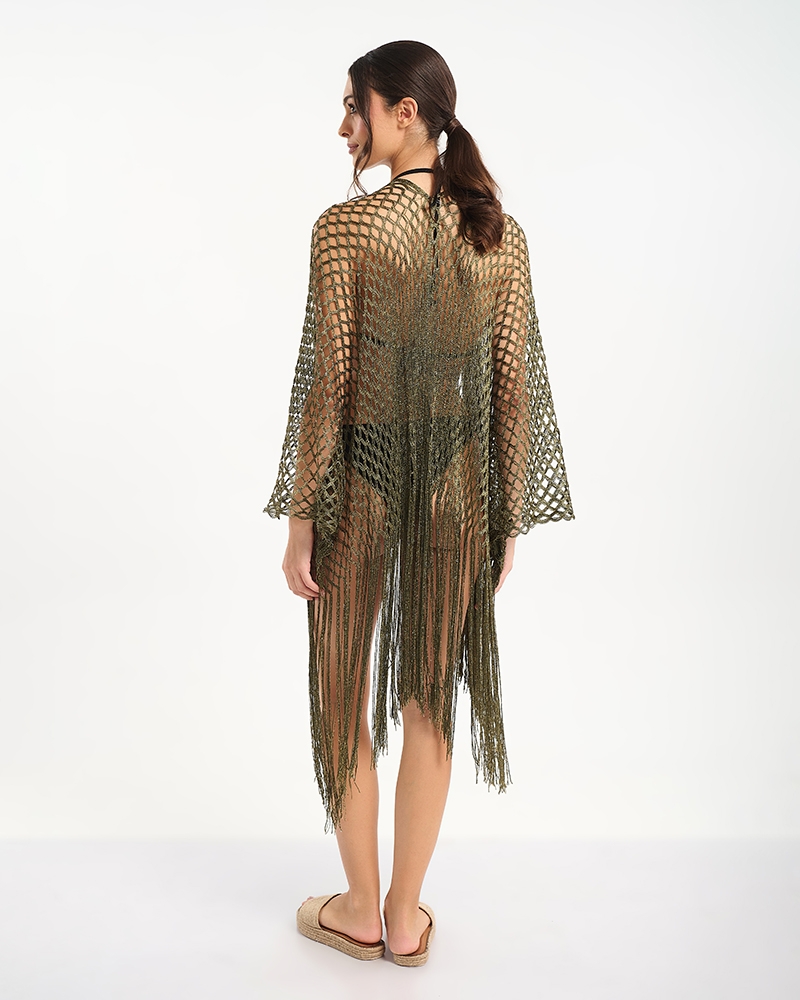 Κιμονό BLE Διάτρητο Με Κρόσια