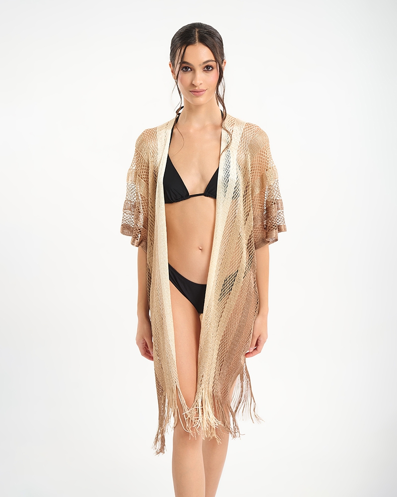 Κιμονό BLE Με Κρόσια Και Διχρωμία