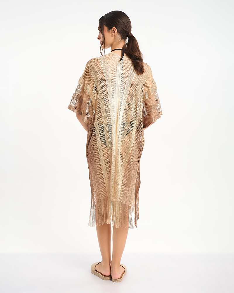 Κιμονό BLE Με Κρόσια Και Διχρωμία