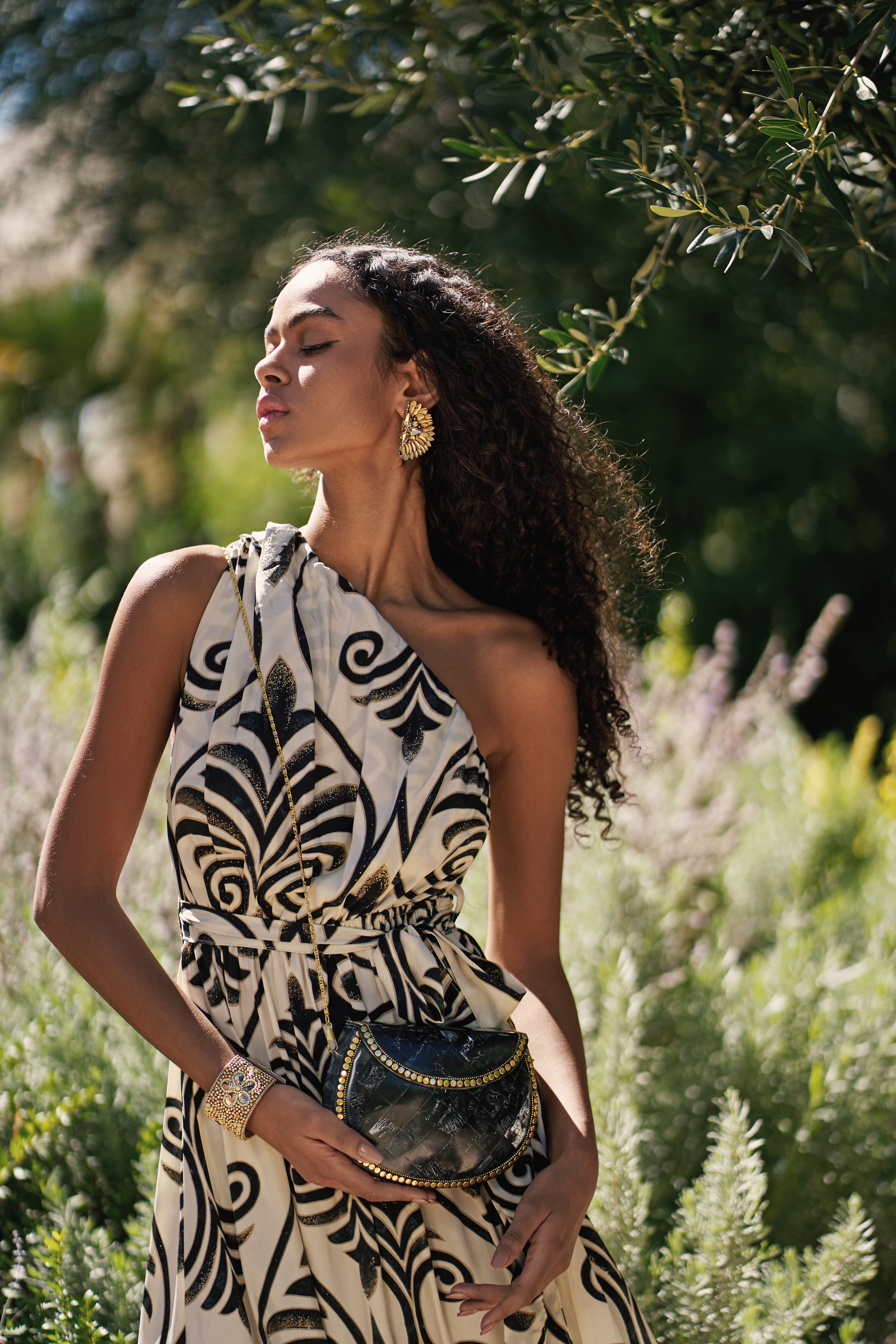 BLE One Shoulder Maxi Dress