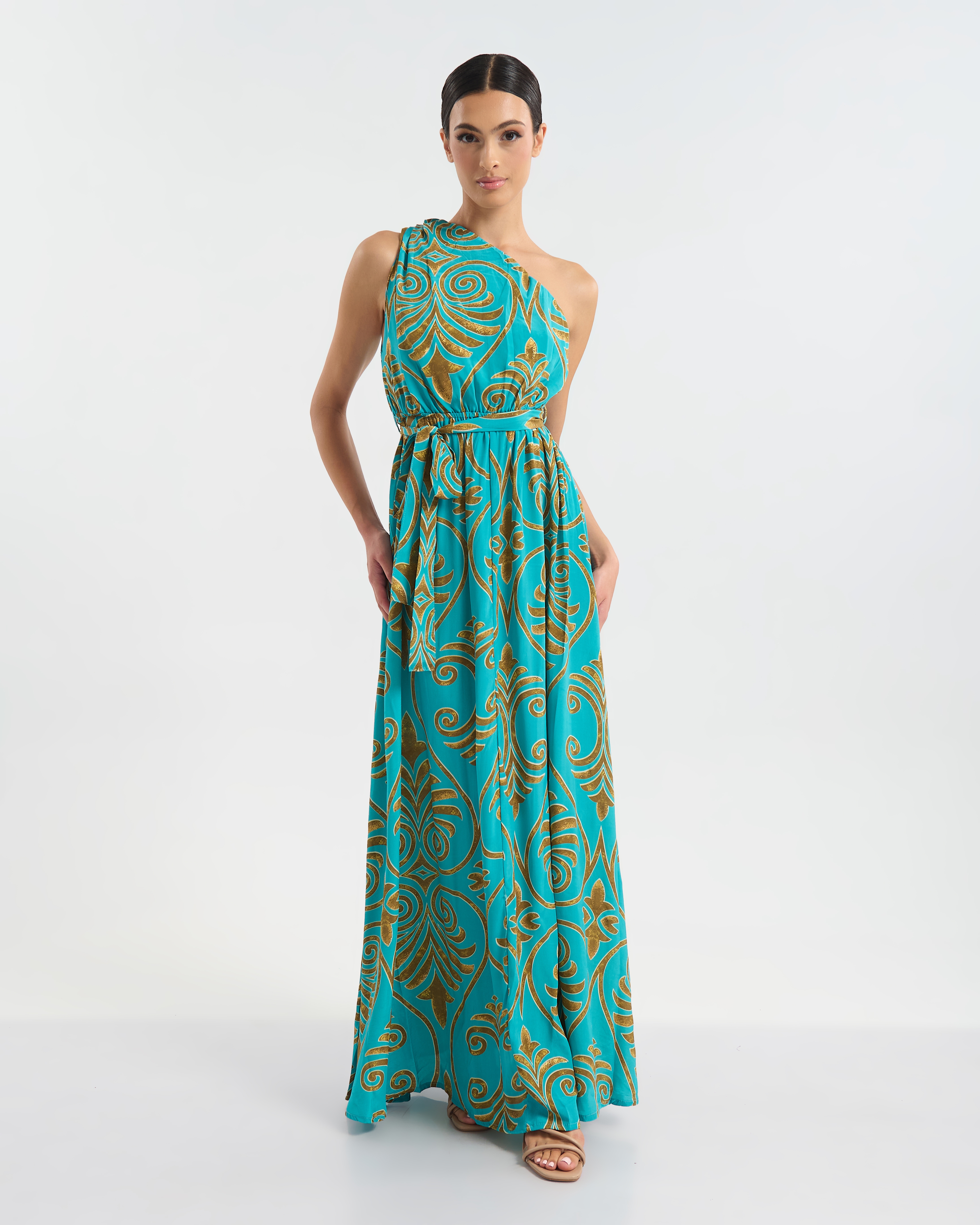 BLE One Shoulder Maxi Dress