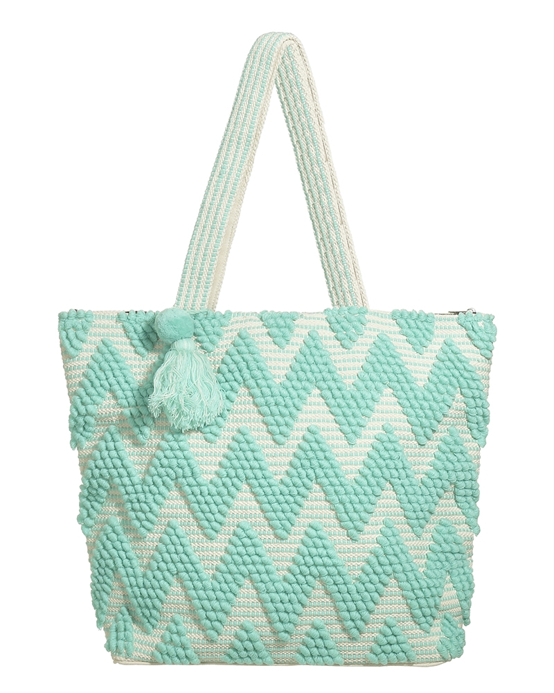 BLE Resort Collection Υφαντή Beach Tote Τσάντα 