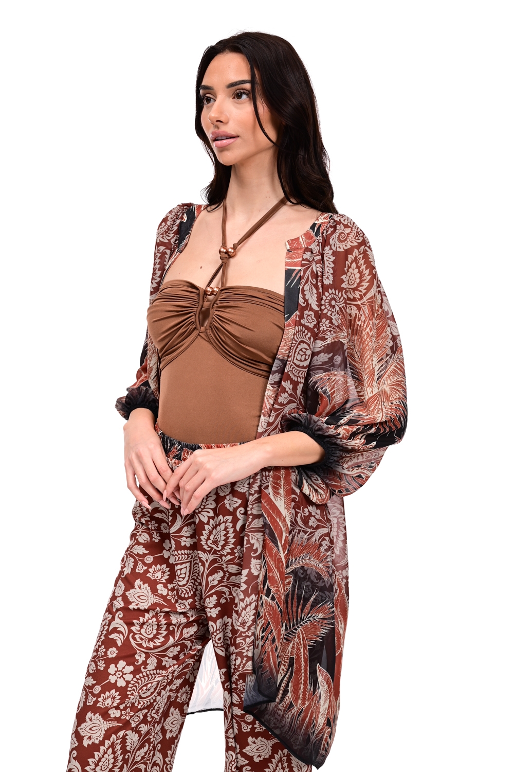 Κορμάκι με Κόμπο και Χάντρες στον Λαιμό  WE COSS