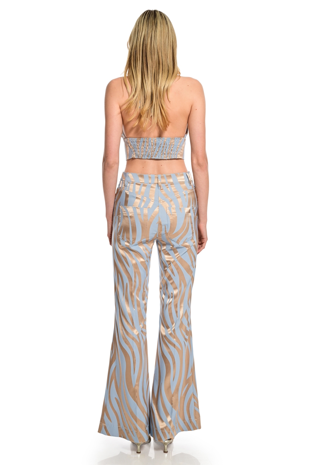 Παντελόνι WECOSS Satin Με Print