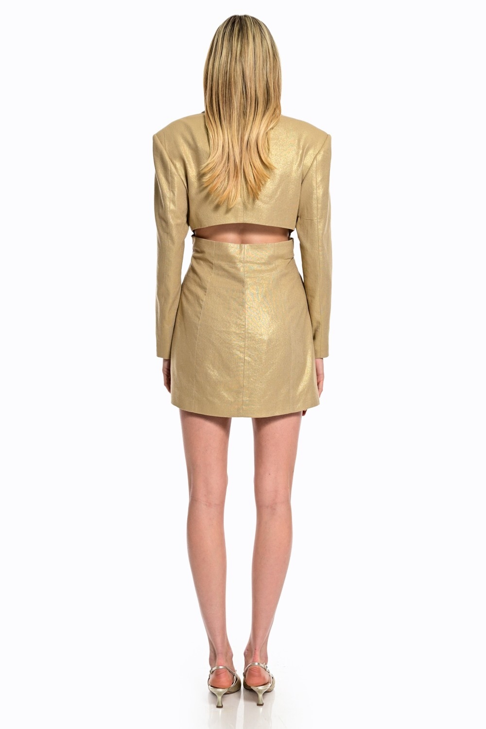 Σακάκι WECOSS Metallic Λινό