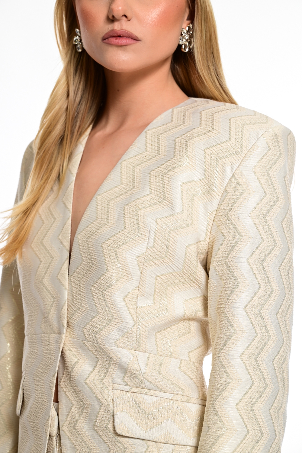 Σακάκι WECOSS Με Ανάγλυφο Pattern