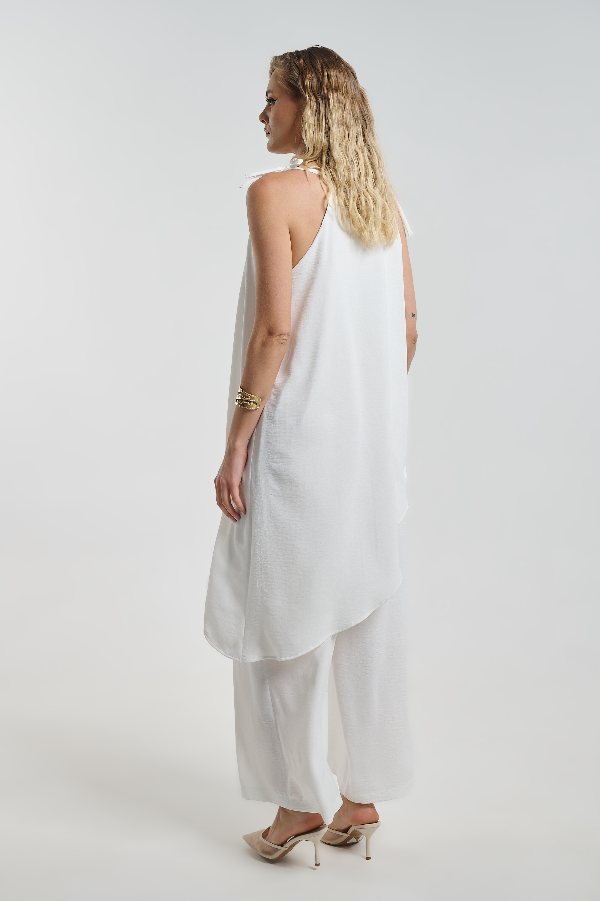 Kellys Asymmetric Overlay Jumpsuit