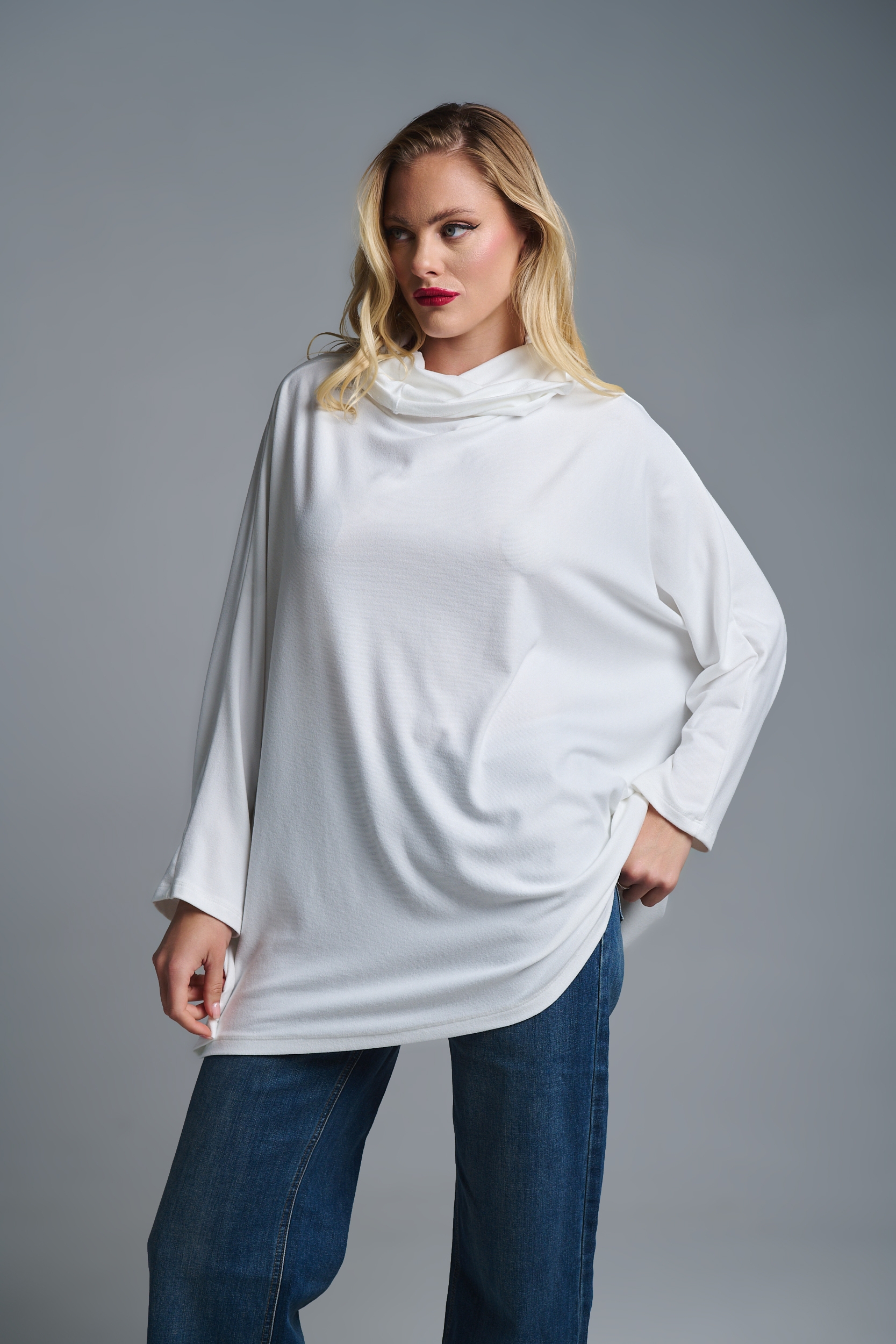 Μπλούζα Oversized Με Χαλαρό Ζιβάγκο Kellys