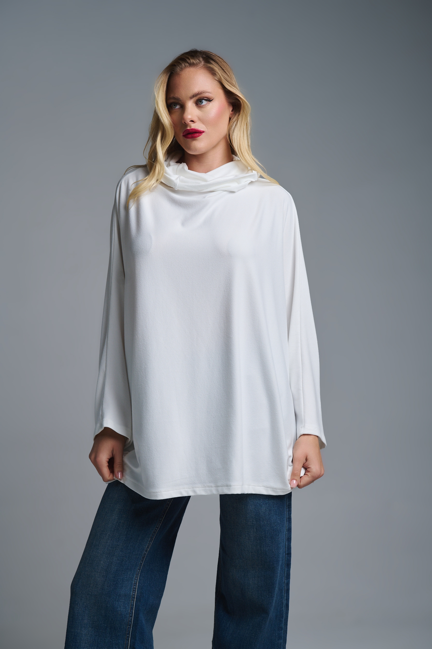 Μπλούζα Oversized Με Χαλαρό Ζιβάγκο Kellys