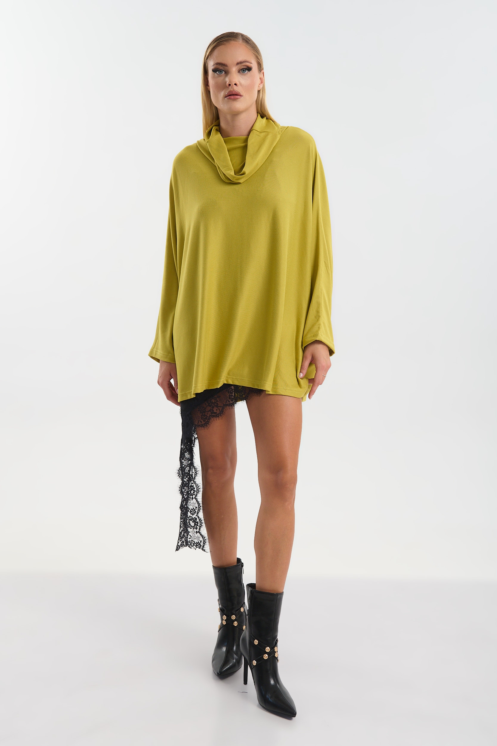 Μπλούζα Oversized Με Χαλαρό Ζιβάγκο Kellys