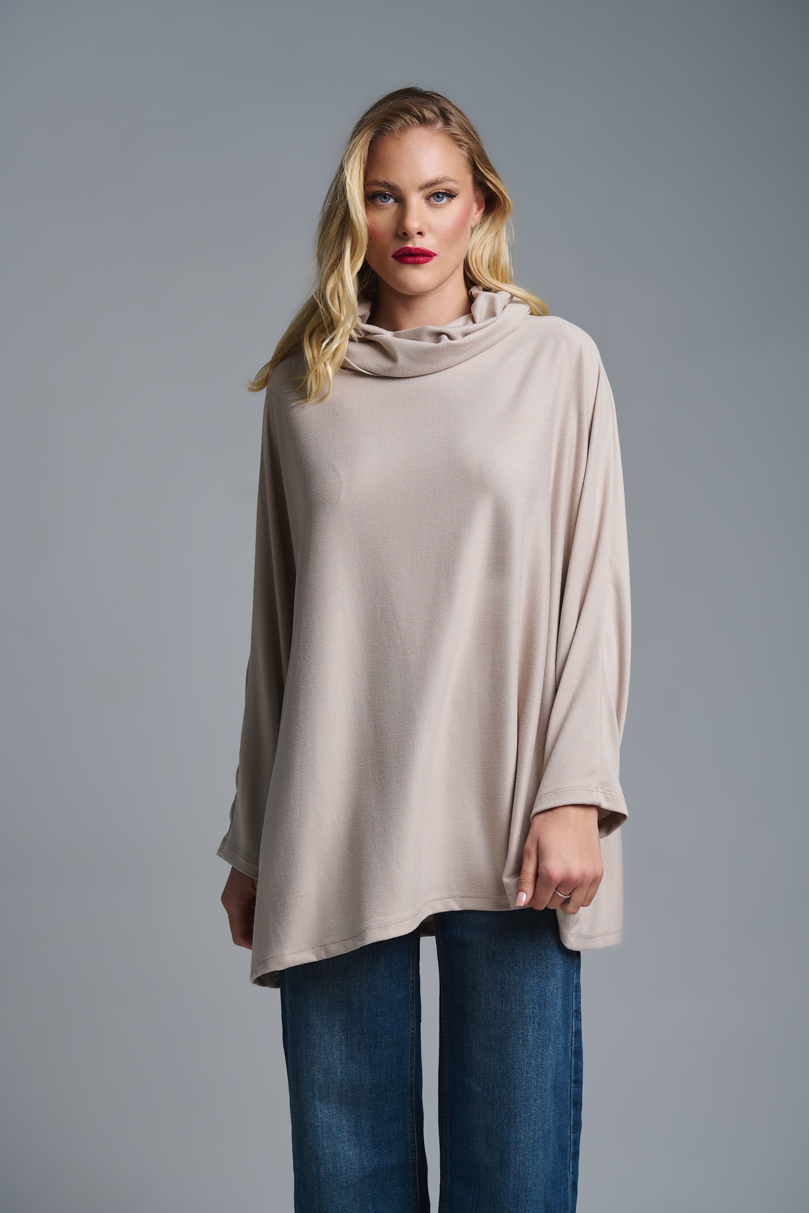 Μπλούζα Oversized Με Χαλαρό Ζιβάγκο Kellys