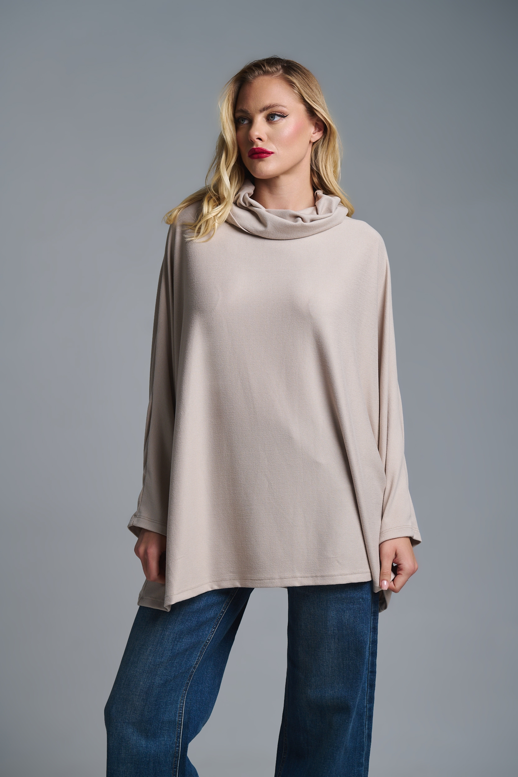 Μπλούζα Oversized Με Χαλαρό Ζιβάγκο Kellys