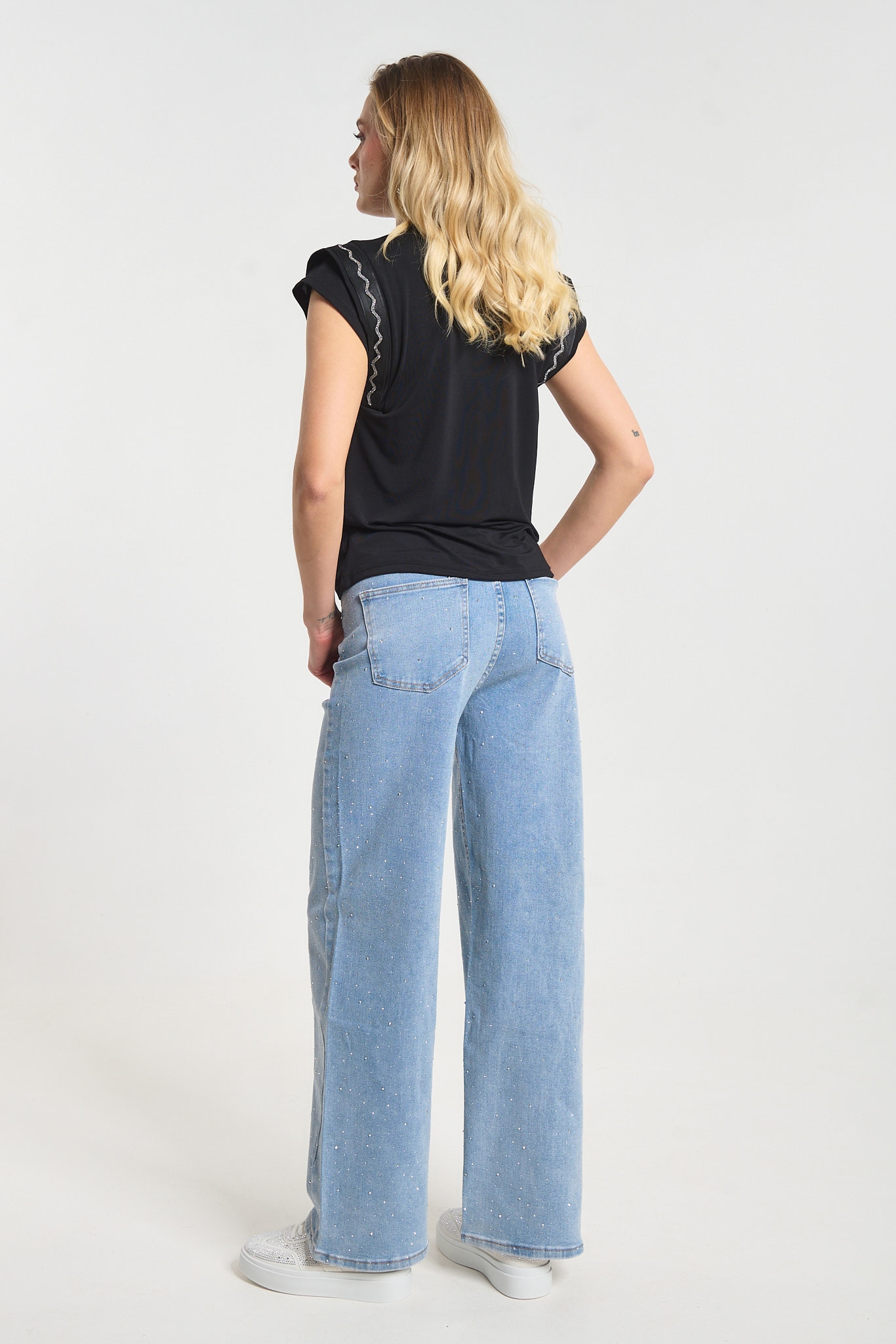 Μπλούζα Kellys Με Διακοσμητική Τρέσα Στα Μανίκια