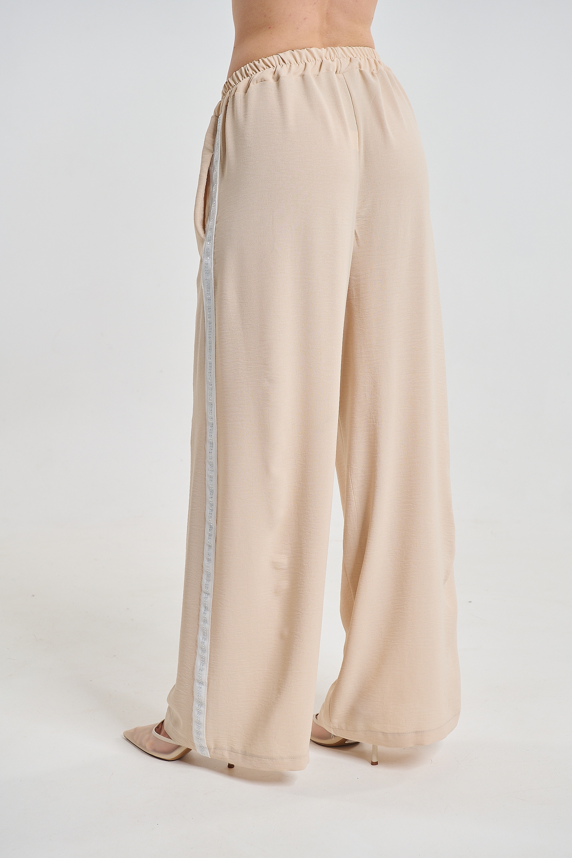 KELLYS Wide Leg Pants with Strass