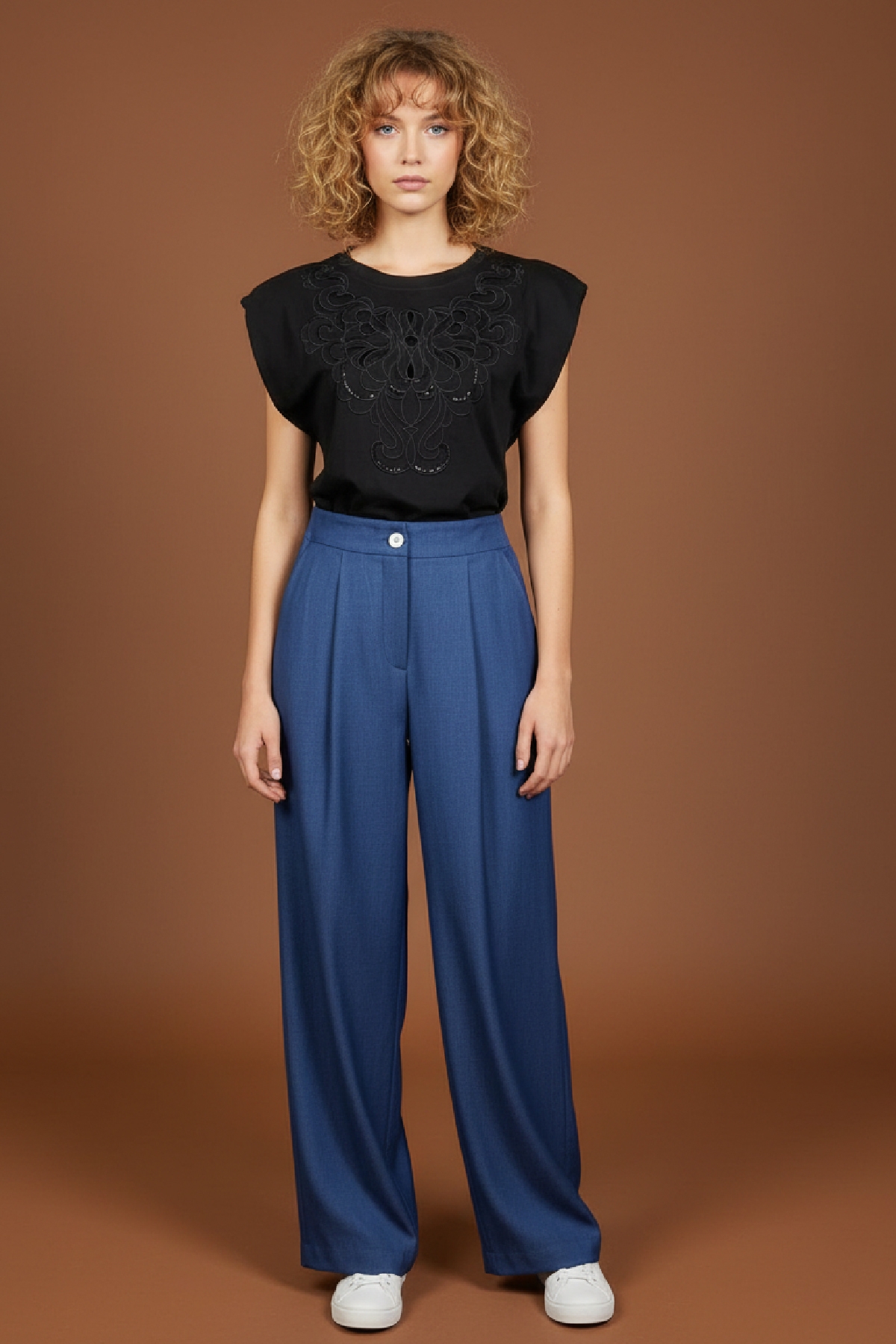 Μπλούζα Με Κέντημα Και Lazer Cut DEJAVU