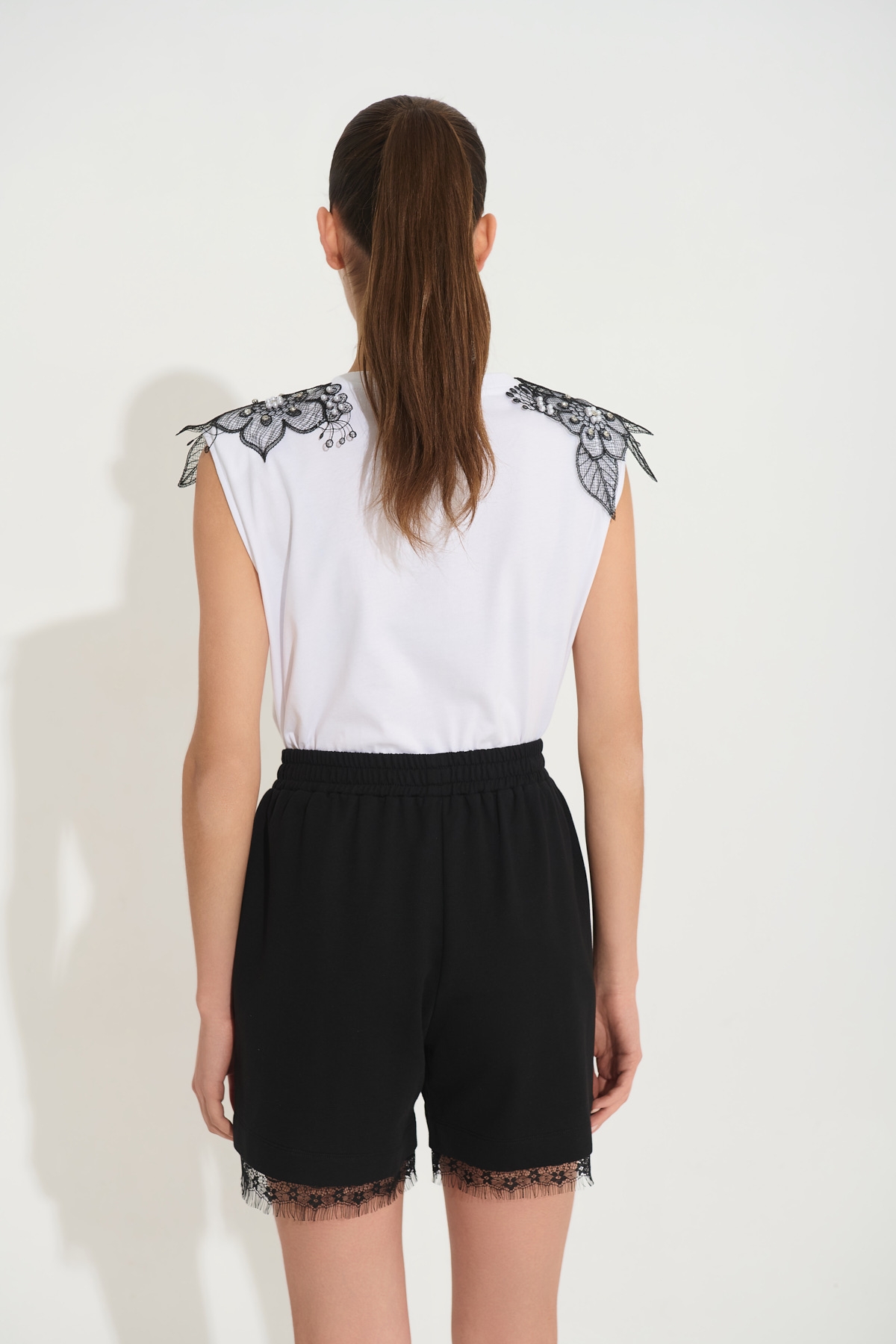 Μπλούζα DEJAVU Με Δαντέλα Στους Ώμους