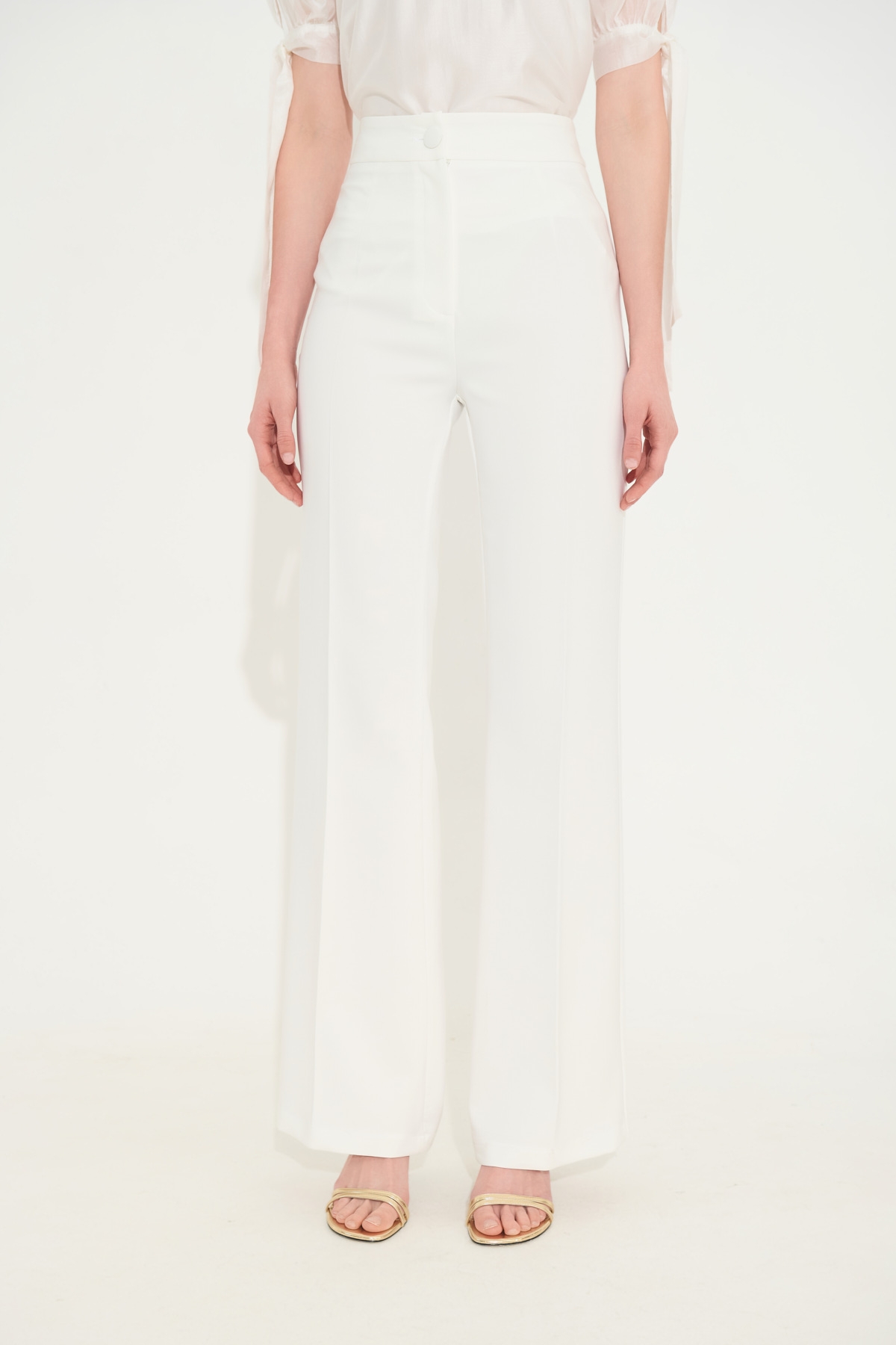 Παντελόνα Ψηλόμεση Wide Leg DEJAVU