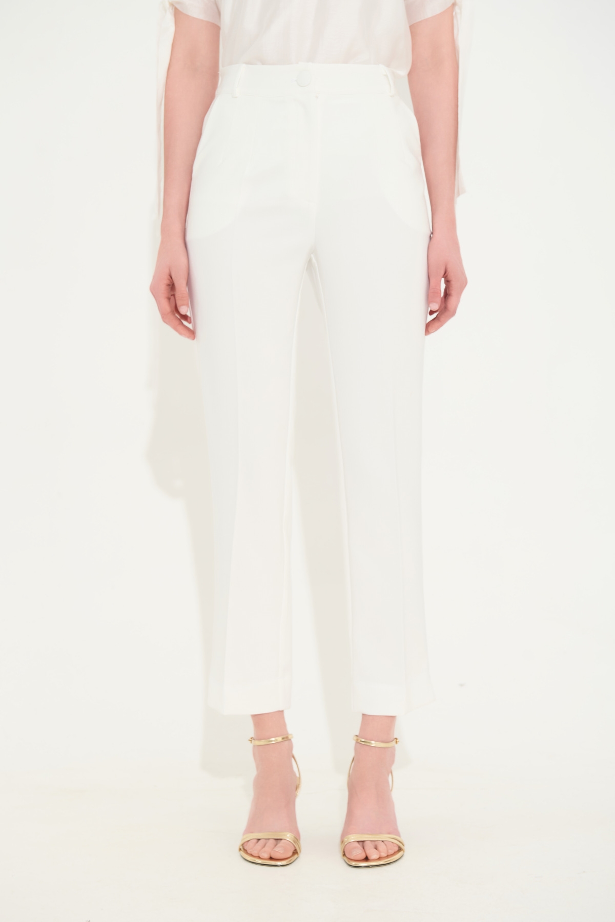 Παντελόνι Ψηλόμεσο Με Πιέτες DEJAVU