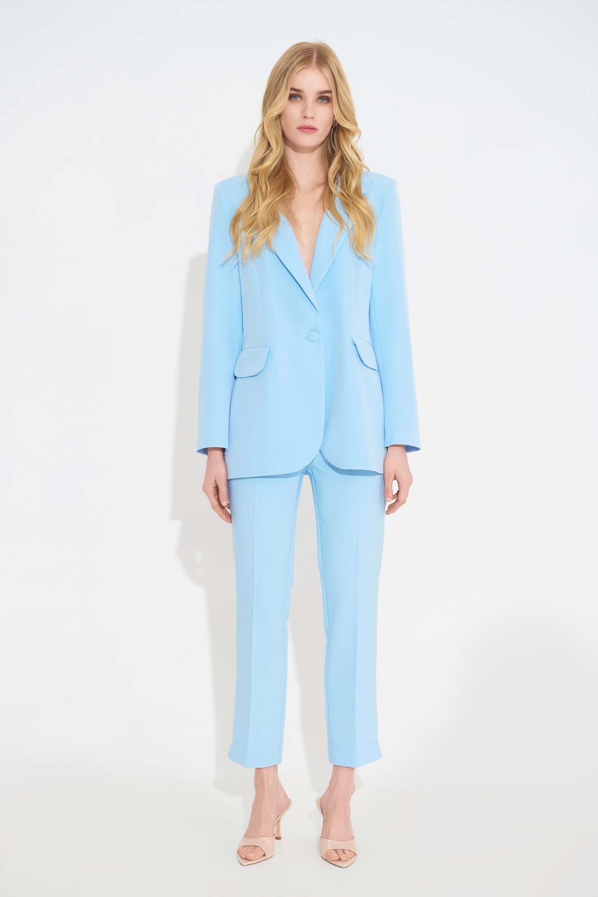 Παντελόνι Ψηλόμεσο Με Πιέτες DEJAVU