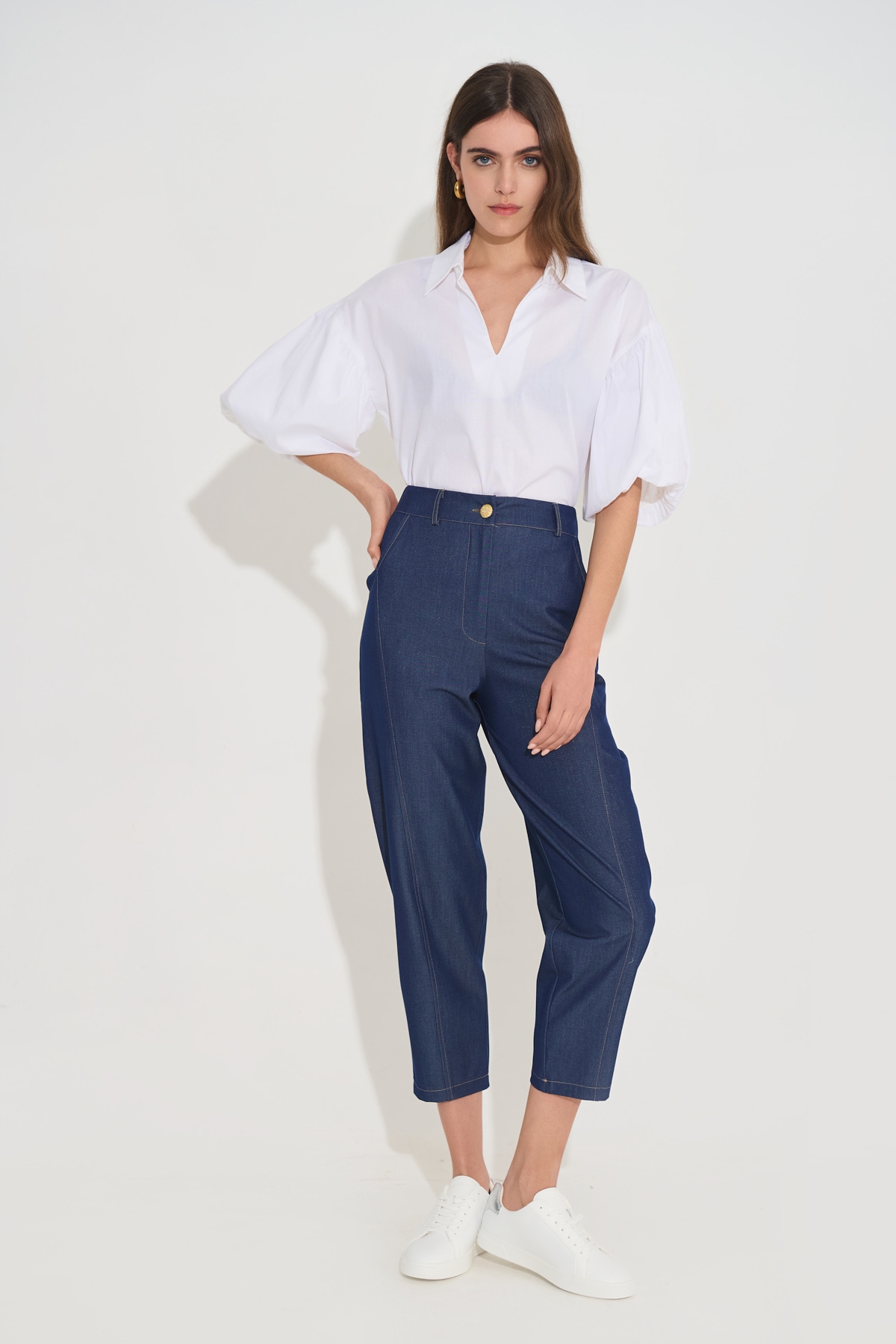 Παντελόνι Τζιν Tailored Cropped DEJAVU