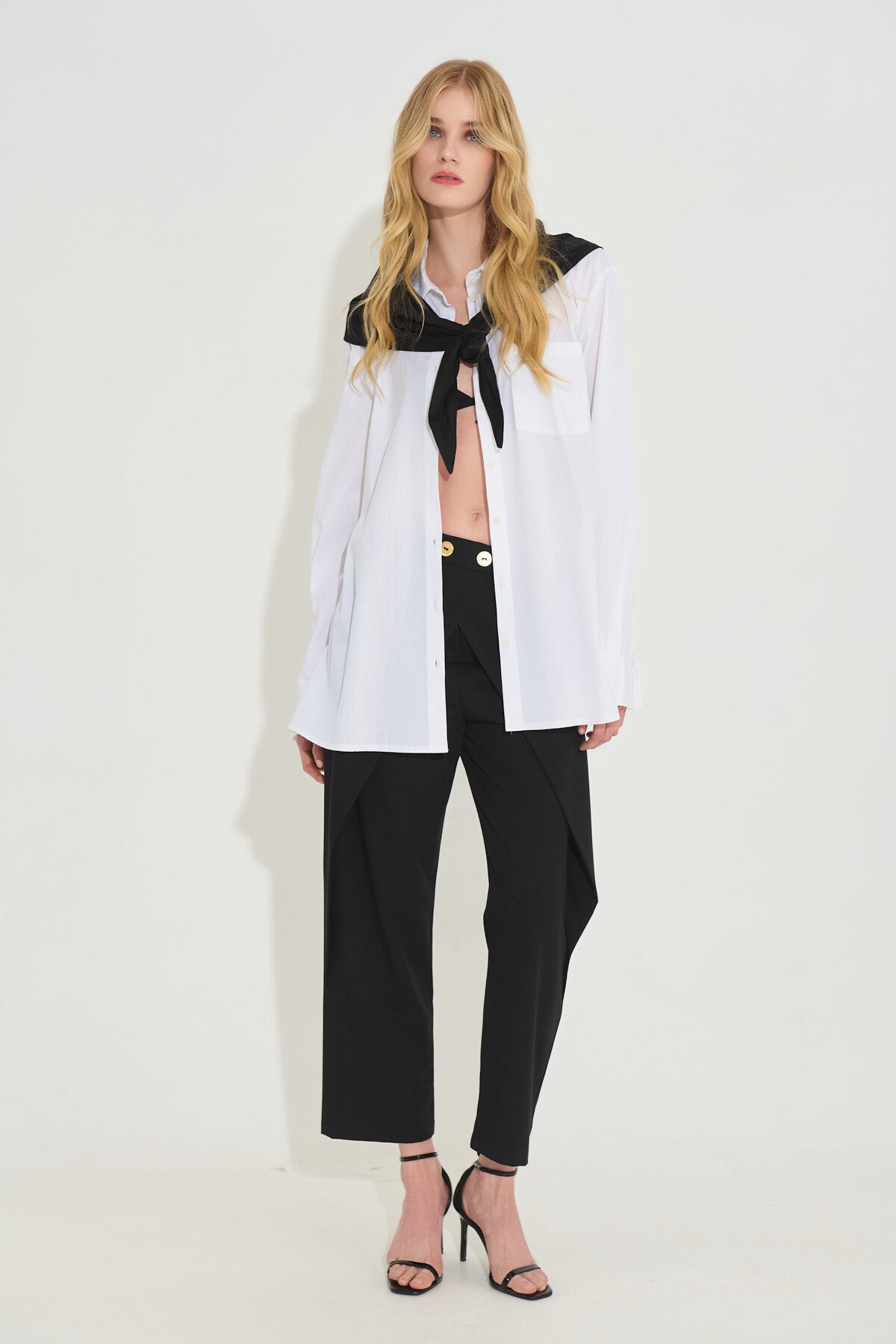 Παντελόνι Φάκελος Χρυσά Κουμπιά DEJAVU