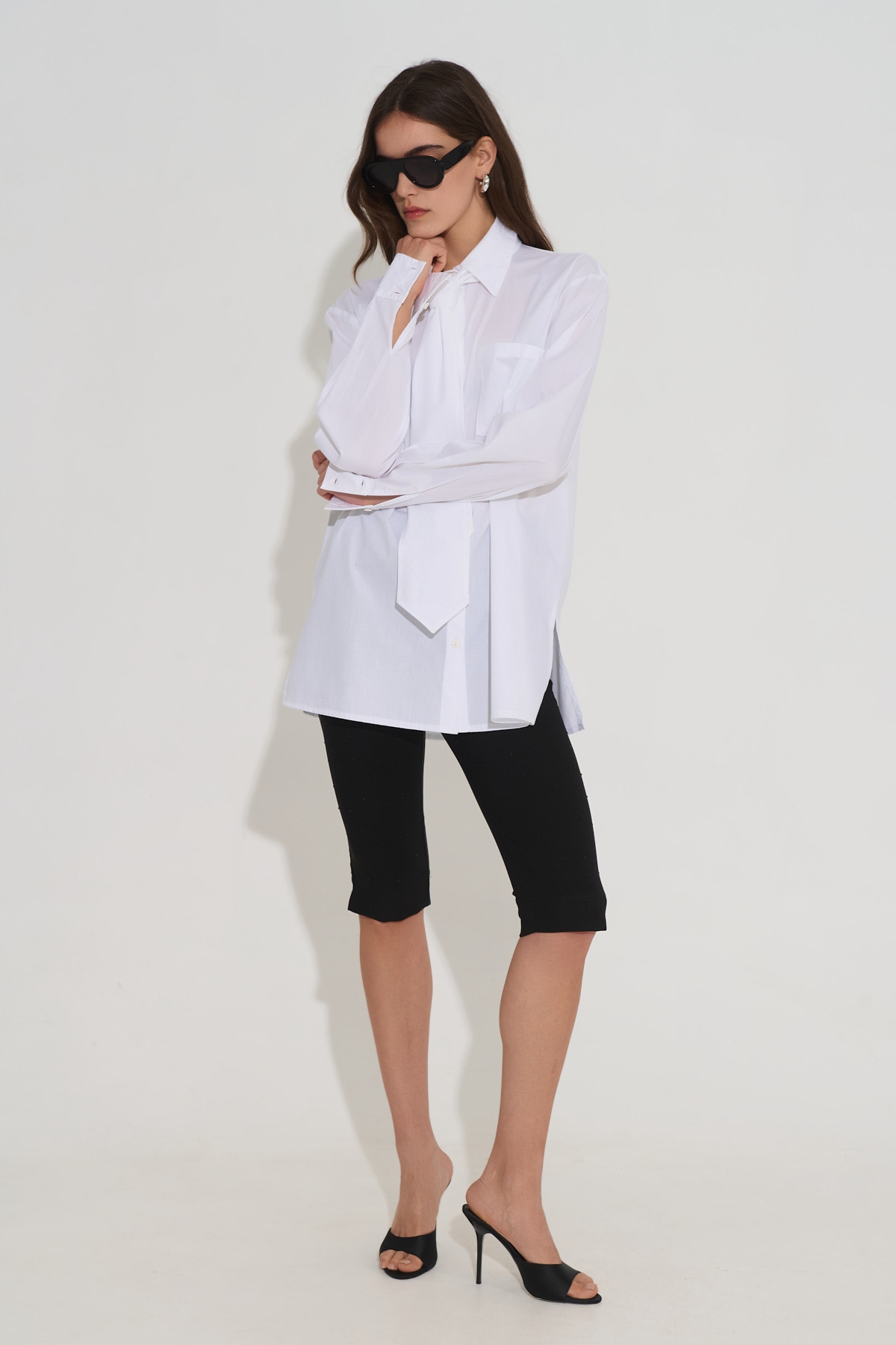 Παντελόνι DEJAVU Κάπρι Με Στρας