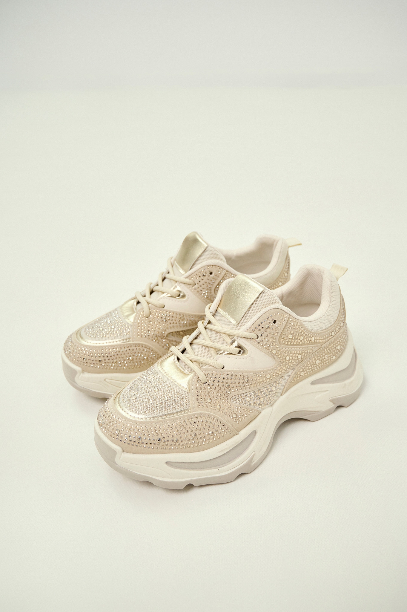 Chunky Sneakers with Strass