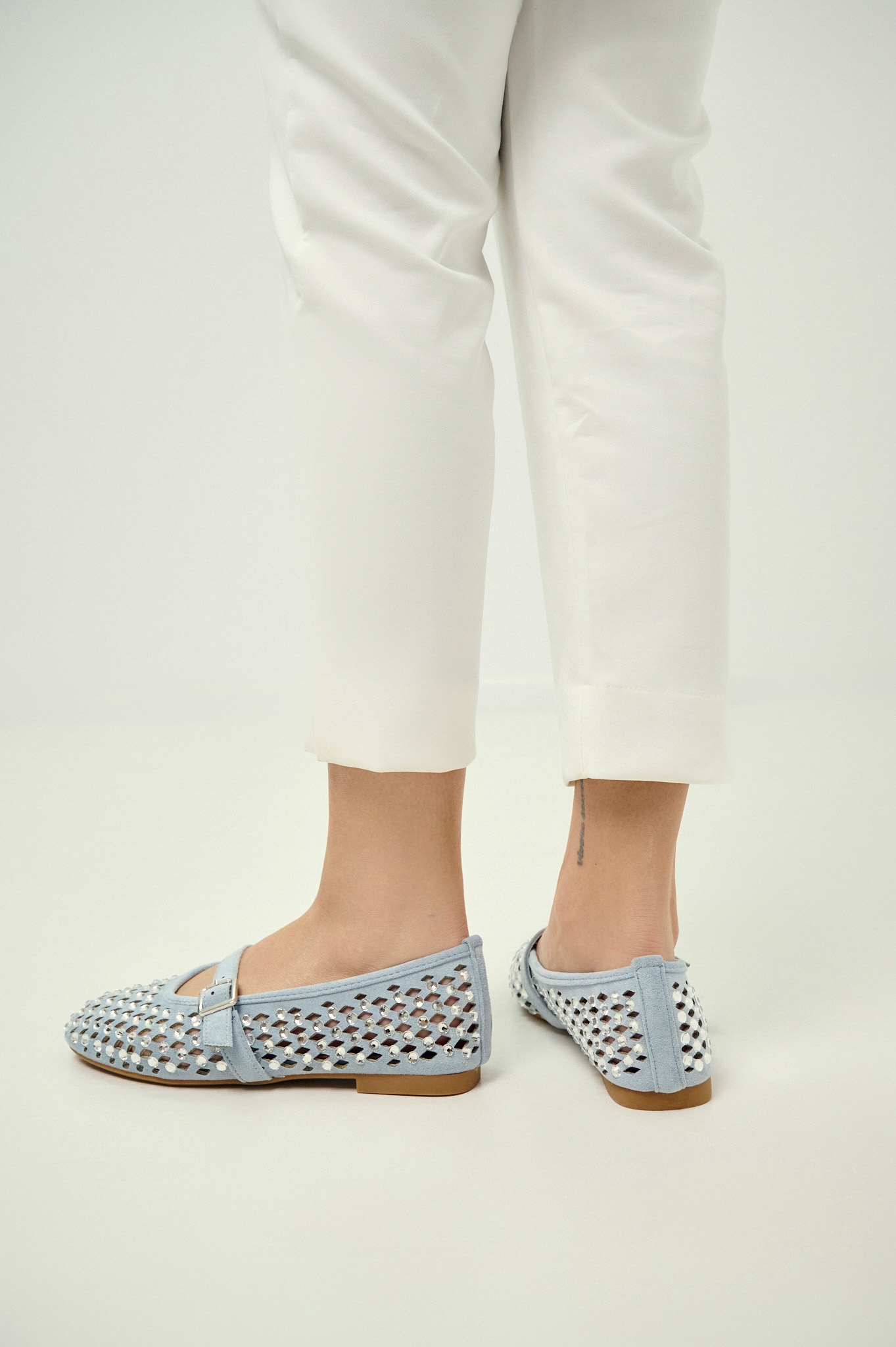 Μπαλαρίνες Mary Jane Με Στρας