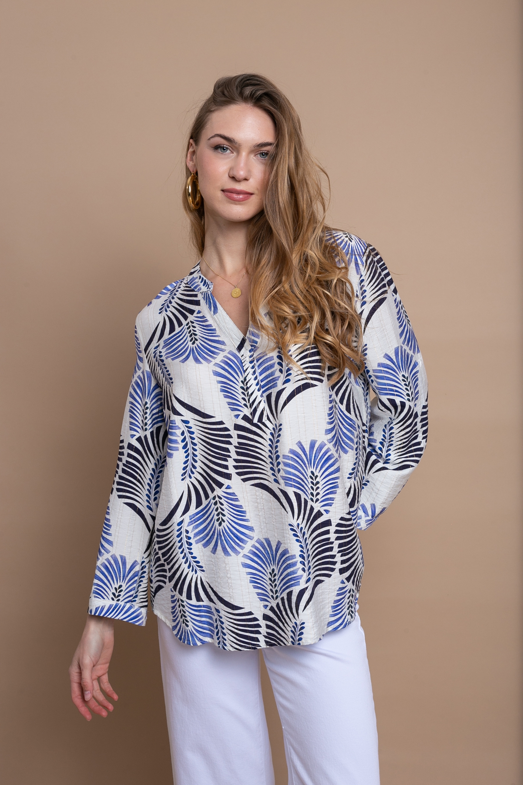 Πουκαμίσα Εμπριμέ Loose Fit OPEN